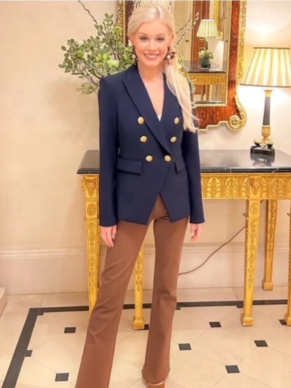 Veronica Beard Miller Dickey Jacket in Navy - Picture 4 of 10